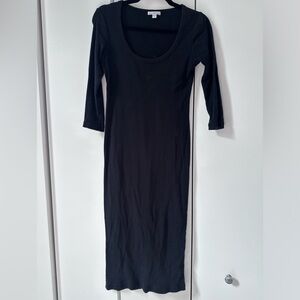 Standard James Perse cotton black dress size 2